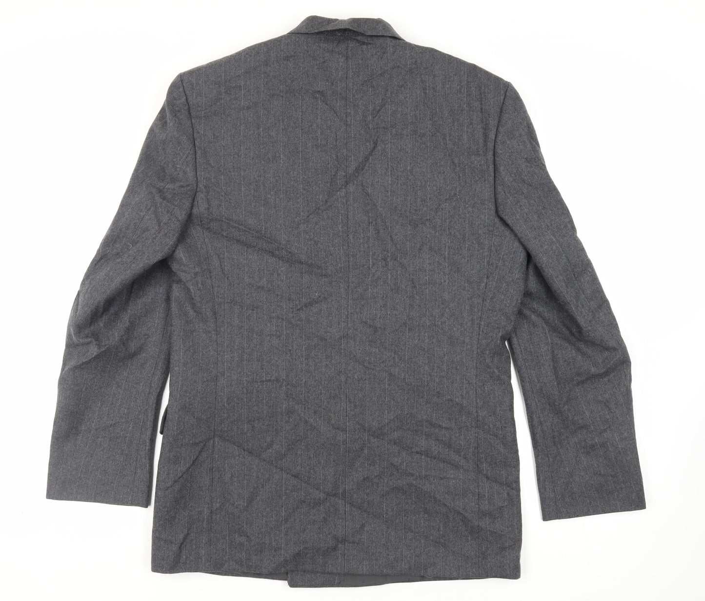 Centaur Mens Grey Wool Jacket Blazer Size 40 Regular