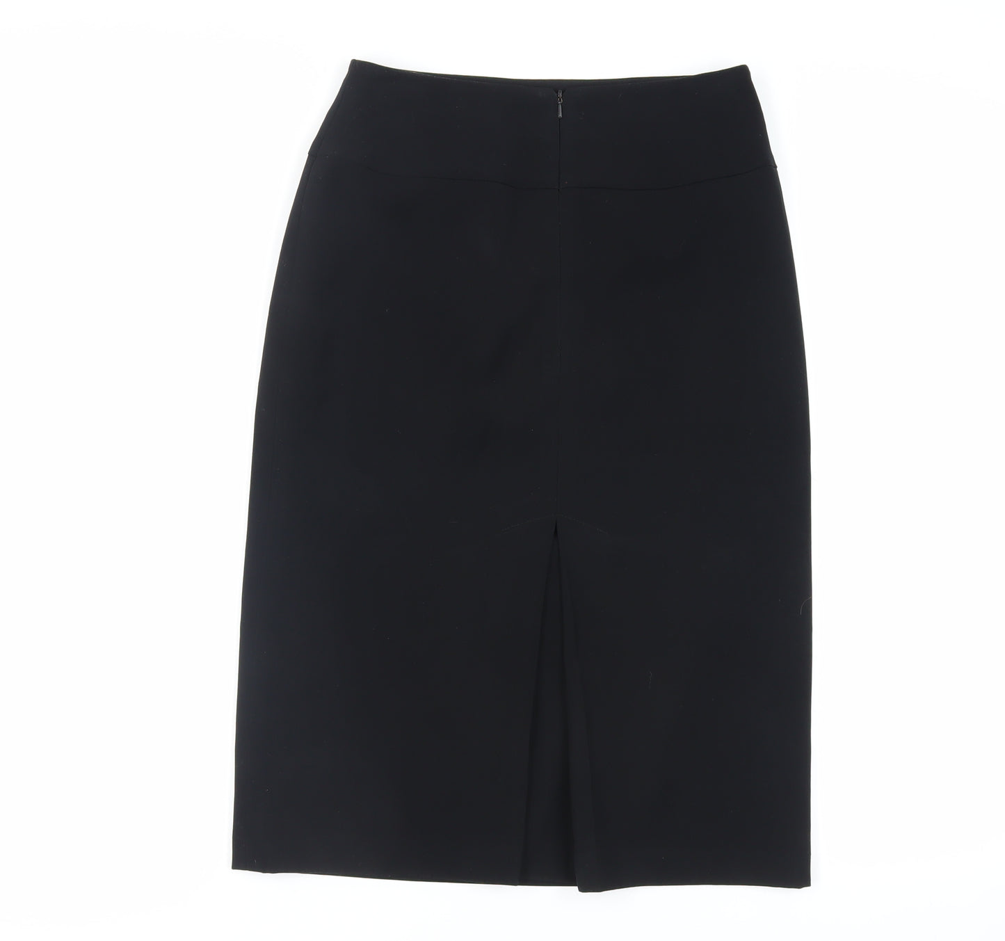 Offshoot Womens Black Polyester Straight & Pencil Skirt Size 10 Zip
