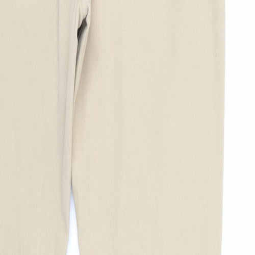 Denim & Co. Mens Beige Cotton Skinny Jeans Size 34 in L32 in Regular Zip
