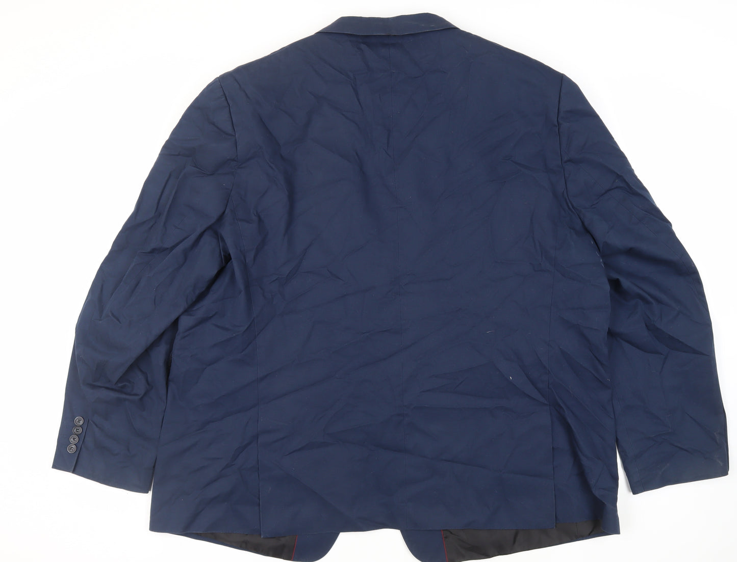 Black Label Mens Blue Jacket Blazer Size 2XL Button