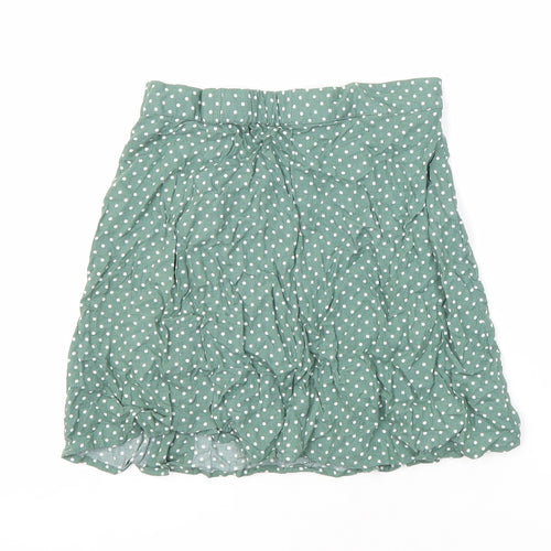 ASOS Womens Multicoloured Polka Dot Viscose Mini Skirt Size 6