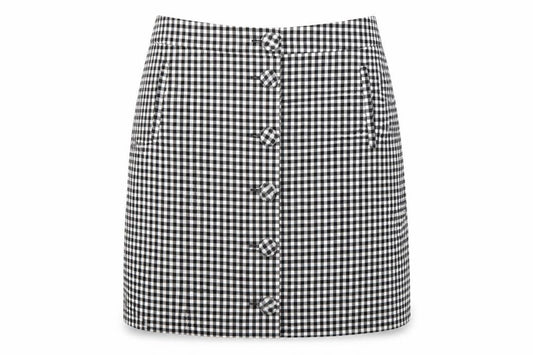 Oasis Womens Multicoloured Check 100% Polyester Maxi Skirt Size 8 Regular