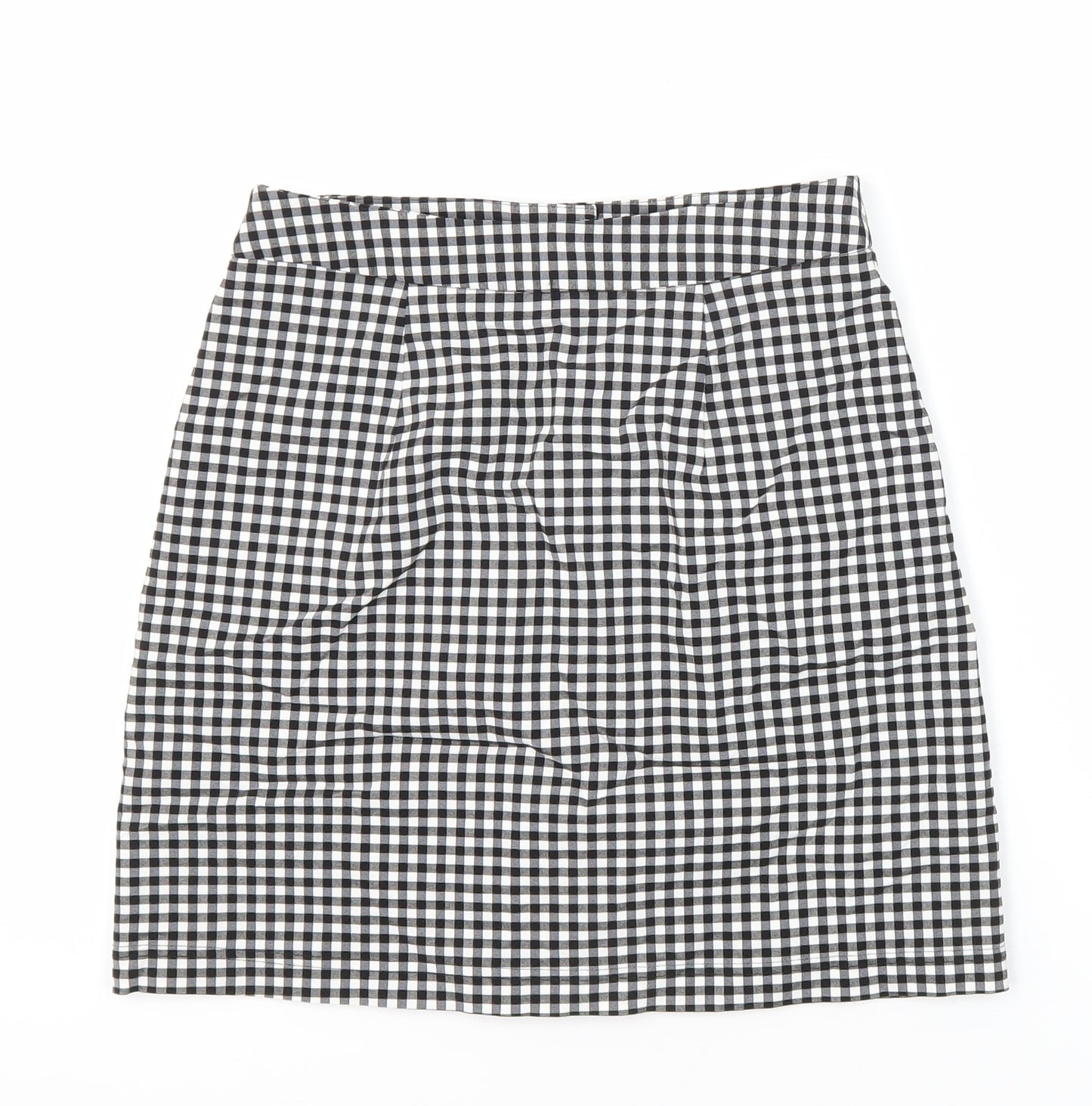 Oasis Womens Multicoloured Check 100% Polyester Maxi Skirt Size 8 Regular