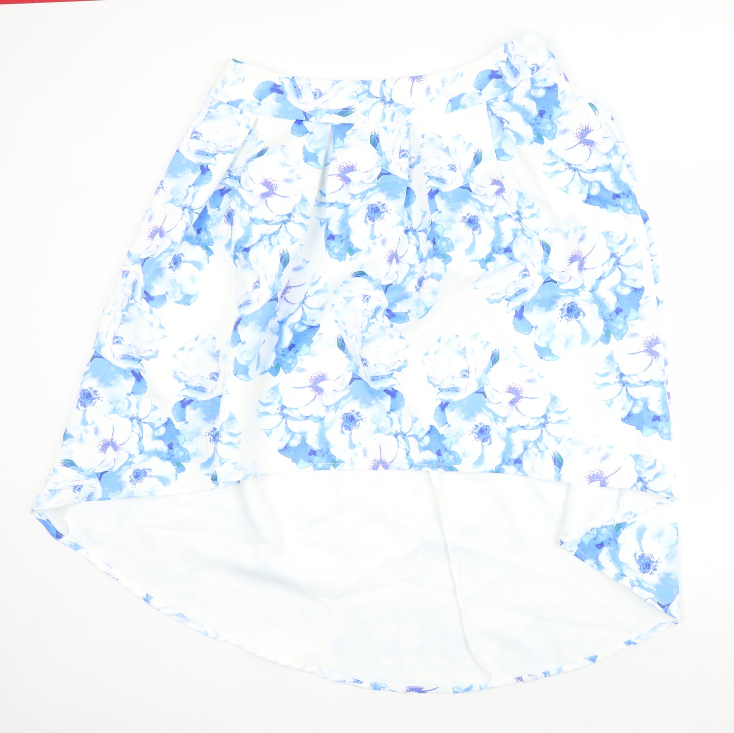 Wolf & Whistle Womens Multicoloured Floral Polyester A-Line Skirt Size 18 Zip