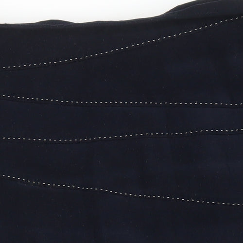 Alex & Co Womens Blue Polyester A-Line Skirt Size 16
