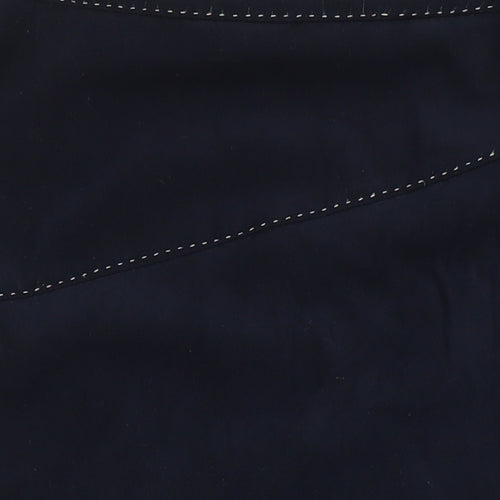 Alex & Co Womens Blue Polyester A-Line Skirt Size 16
