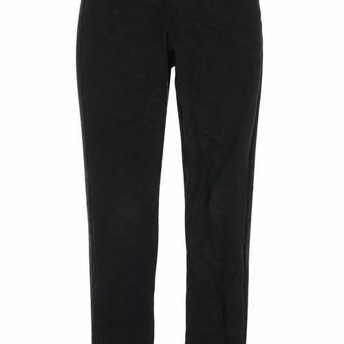 Myrl Girls Black 100% Cotton Jegging Trousers Size 9 Years L24 in Classic - Elasticated Waist