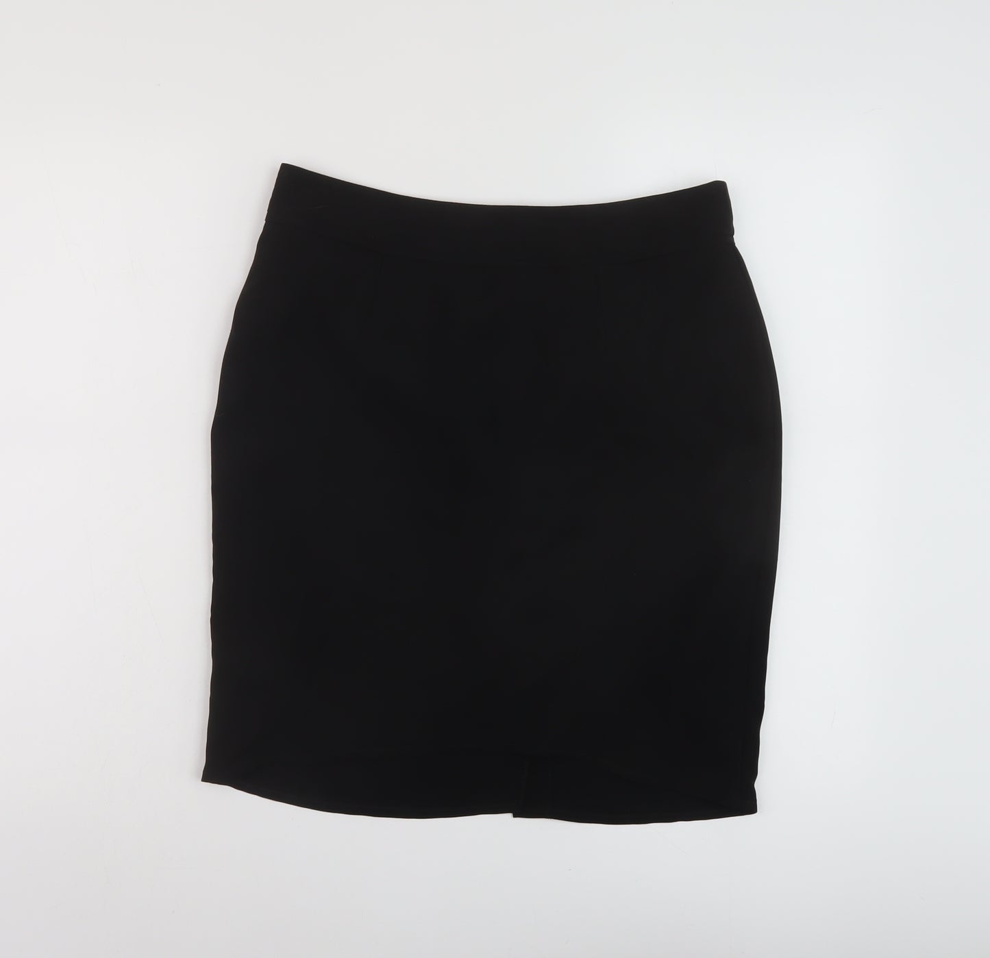 Therapy Womens Black Polyester A-Line Skirt Size 10 Zip