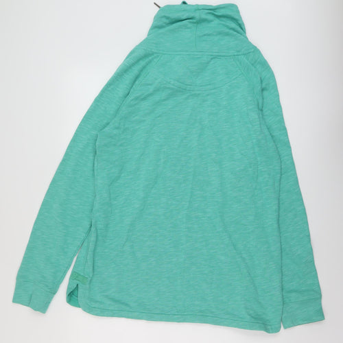 The Black Dog Womens Green Polyester Pullover Sweatshirt Size M Pullover