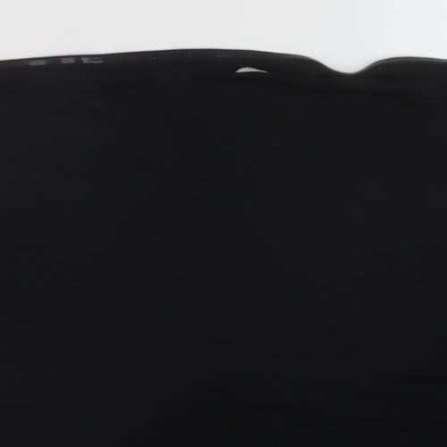 Marks and Spencer Womens Black Cotton Cropped Tank Size XL Off the Shoulder