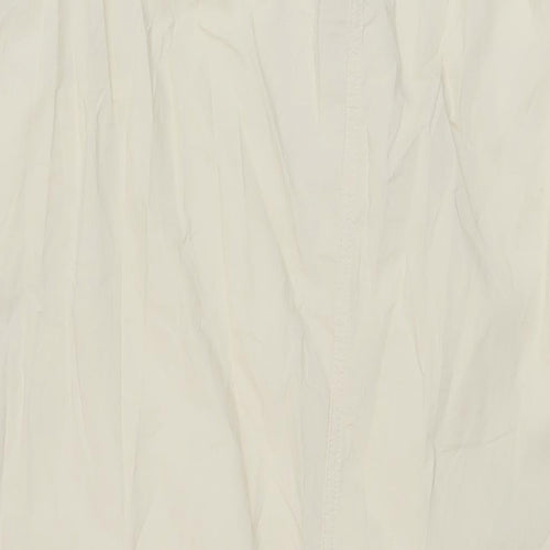 Marks and Spencer Womens Beige Polyester Straight & Pencil Skirt Size 24 Drawstring