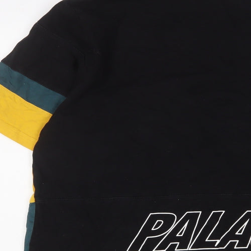 Palace Mens Multicoloured Striped Cotton T-Shirt Size XL Crew Neck