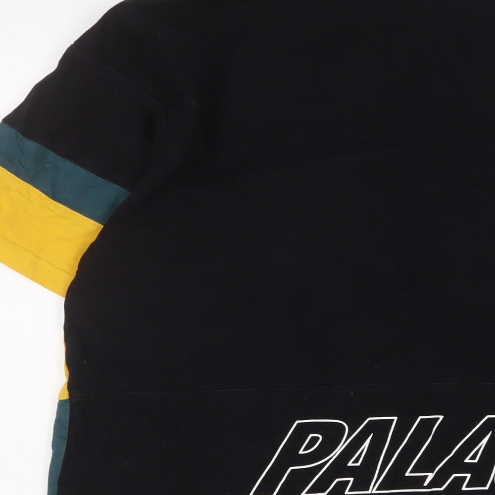 Palace Mens Multicoloured Striped Cotton T-Shirt Size XL Crew Neck
