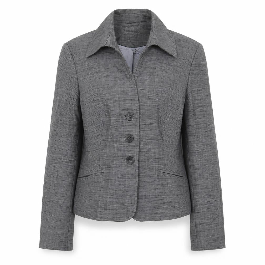Front view of Next women’s red jacket blazer, size UK 10, button