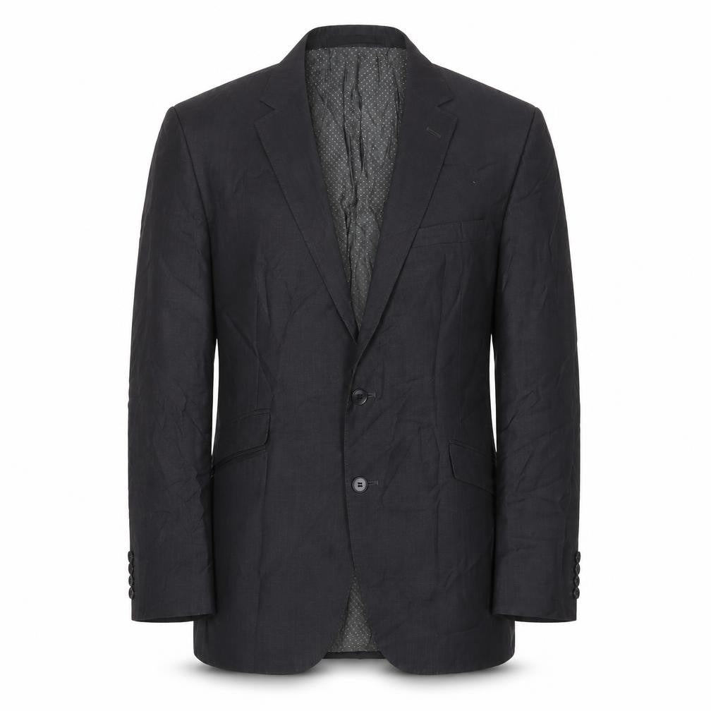 Front view of Autograph men’s grey polyester jacket suit jacket, size 44, regular