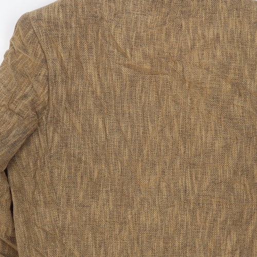 Marks and Spencer Mens Brown Cotton Jacket Suit Jacket Size 38 Regular