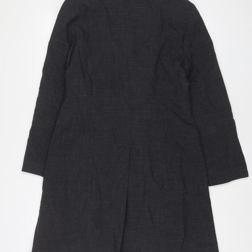 Classic Womens Grey Jacket Blazer Size 10 Button