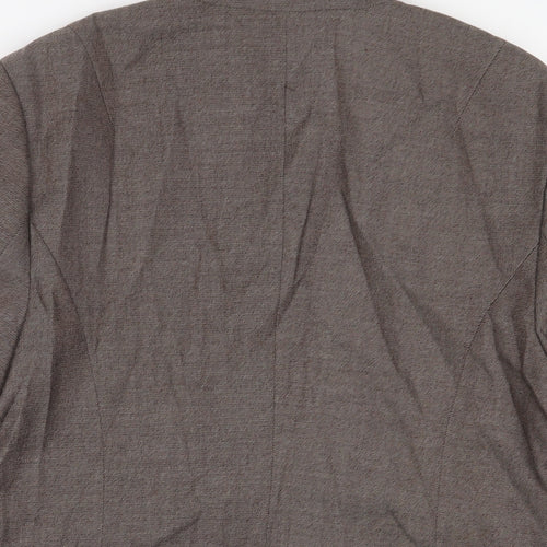 NEXT Womens Brown Jacket Size 16 Zip