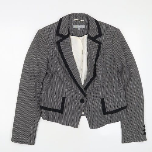 Marks and Spencer Womens Grey Jacket Blazer Size 14 Button