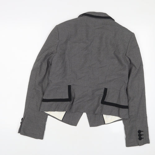 Marks and Spencer Womens Grey Jacket Blazer Size 14 Button