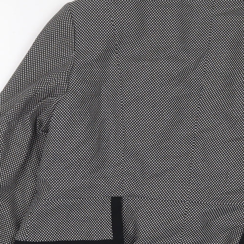 Marks and Spencer Womens Grey Jacket Blazer Size 14 Button