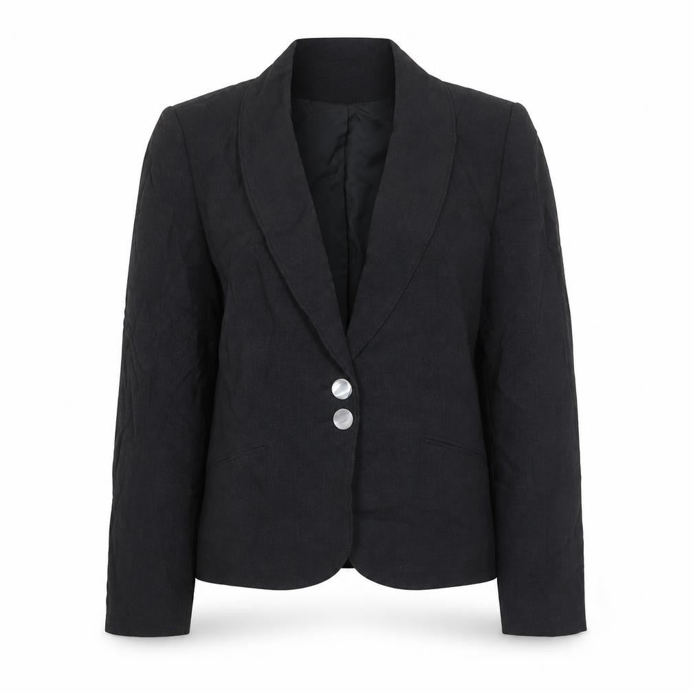 Alex & Co Womens Grey Jacket Blazer Size 14 Button