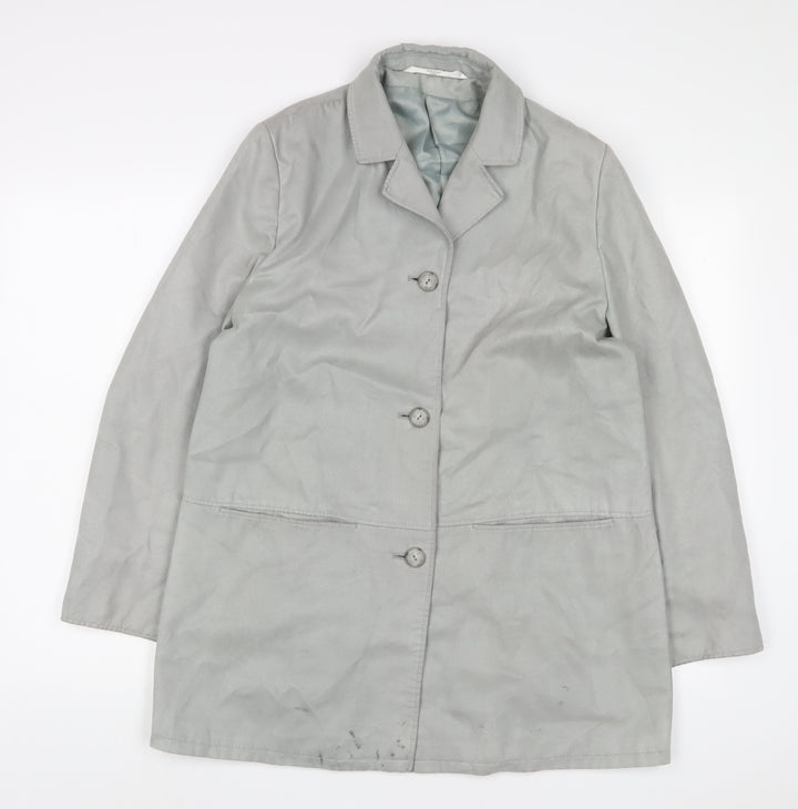 St Michael Womens Green Jacket Size 12 Button