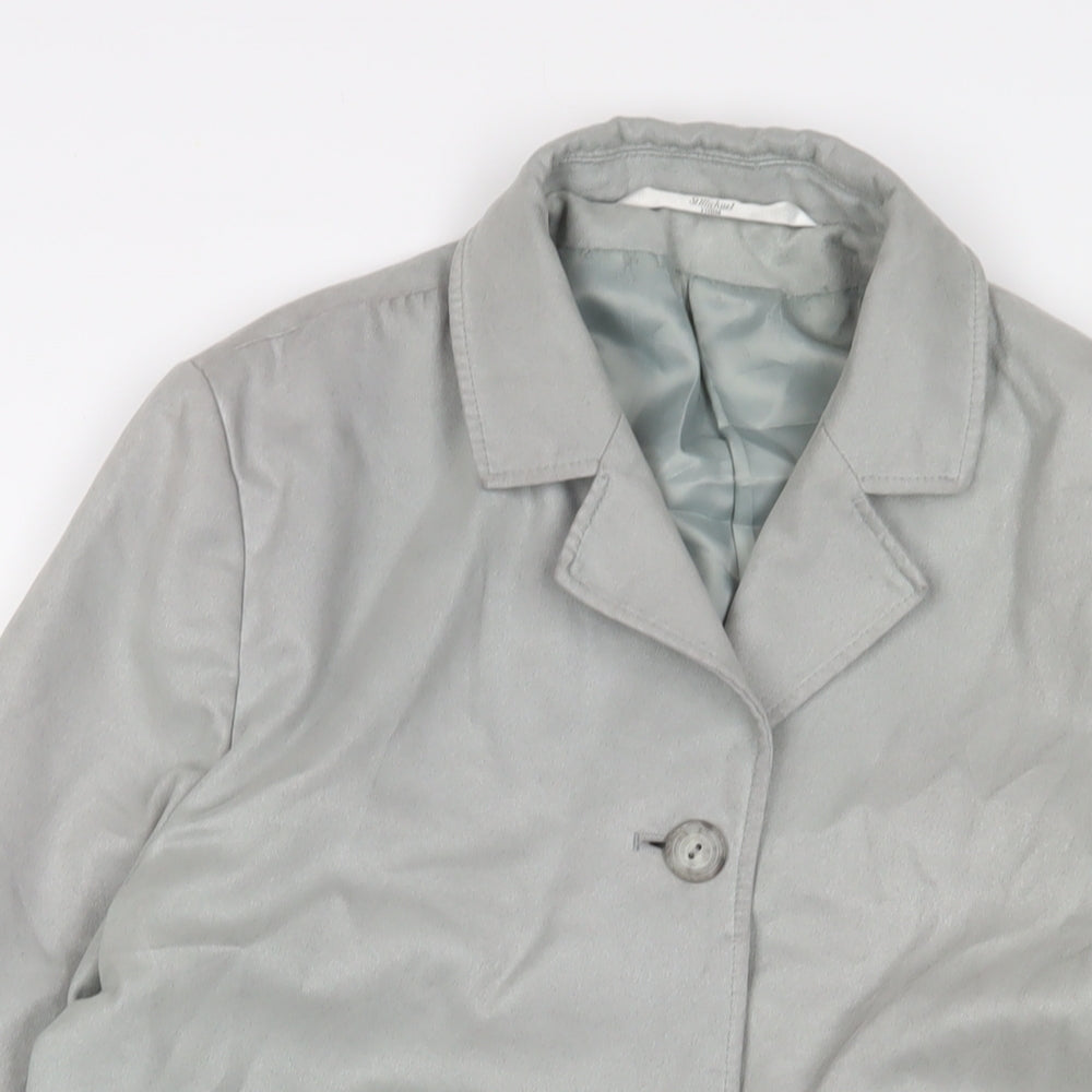 St Michael Womens Green Jacket Size 12 Button