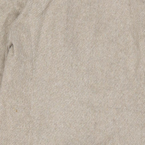 Great Plains Womens Beige Overcoat Coat Size 10 Button