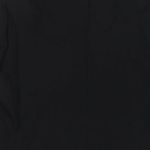 Greenwoods Mens Black Polyester Jacket Suit Jacket Size 40 Regular