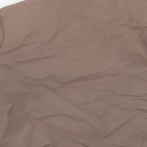 Marks and Spencer Womens Brown Jacket Size 10 Button