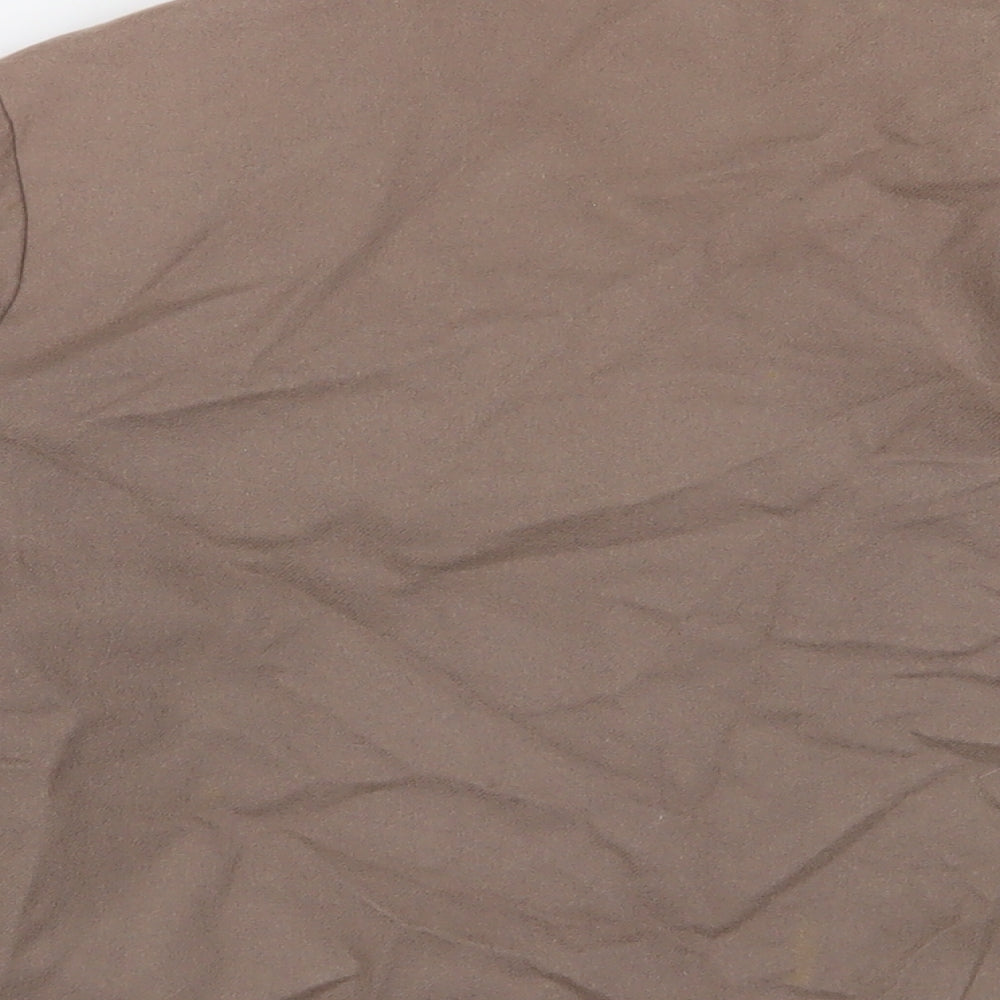 Marks and Spencer Womens Brown Jacket Size 10 Button