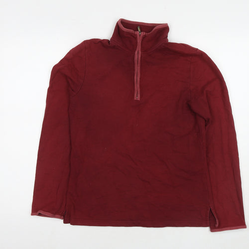 Hawkshead Womens Red Cotton Pullover Sweatshirt Size 10 Pullover