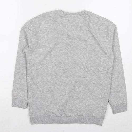 Topshop Womens Grey Cotton Pullover Sweatshirt Size XS Pullover - Dinosaur