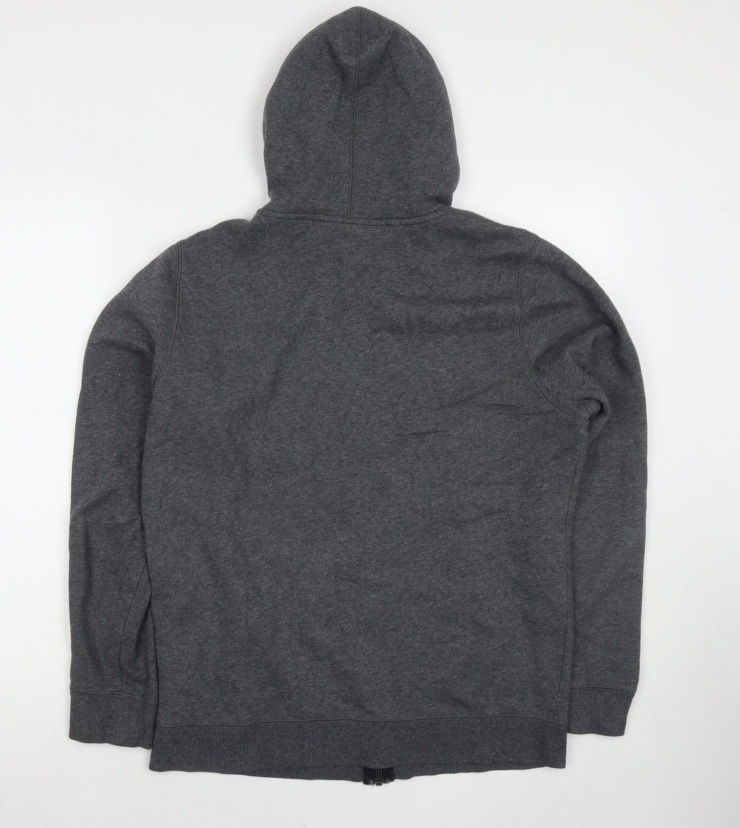 Under armour Mens Grey Cotton Full Zip Hoodie Size M