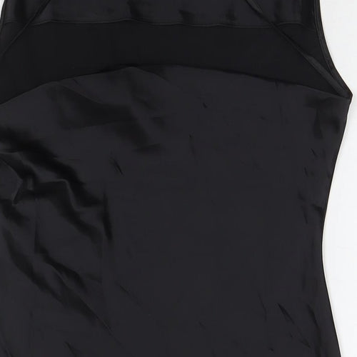 Divided by H&M Womens Black Polyester Slip Dress Size 8 Cowl Neck Pullover