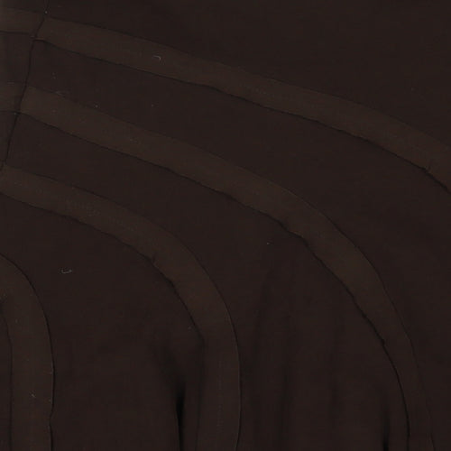 MK One Womens Brown Polyester A-Line Skirt Size 34 in Zip