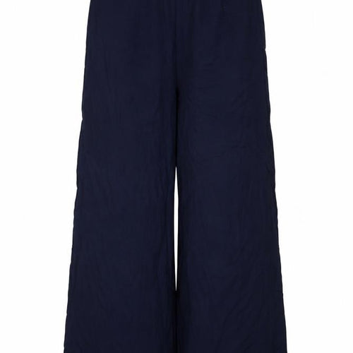 Marks and Spencer Womens Blue Viscose Trousers Size 6 L25 in Regular