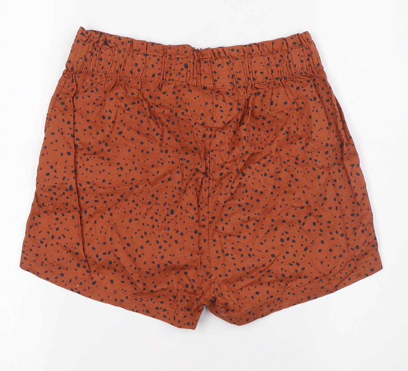 H&M Girls Brown Cotton Bermuda Shorts Size 12 Years Regular - Size 12-14