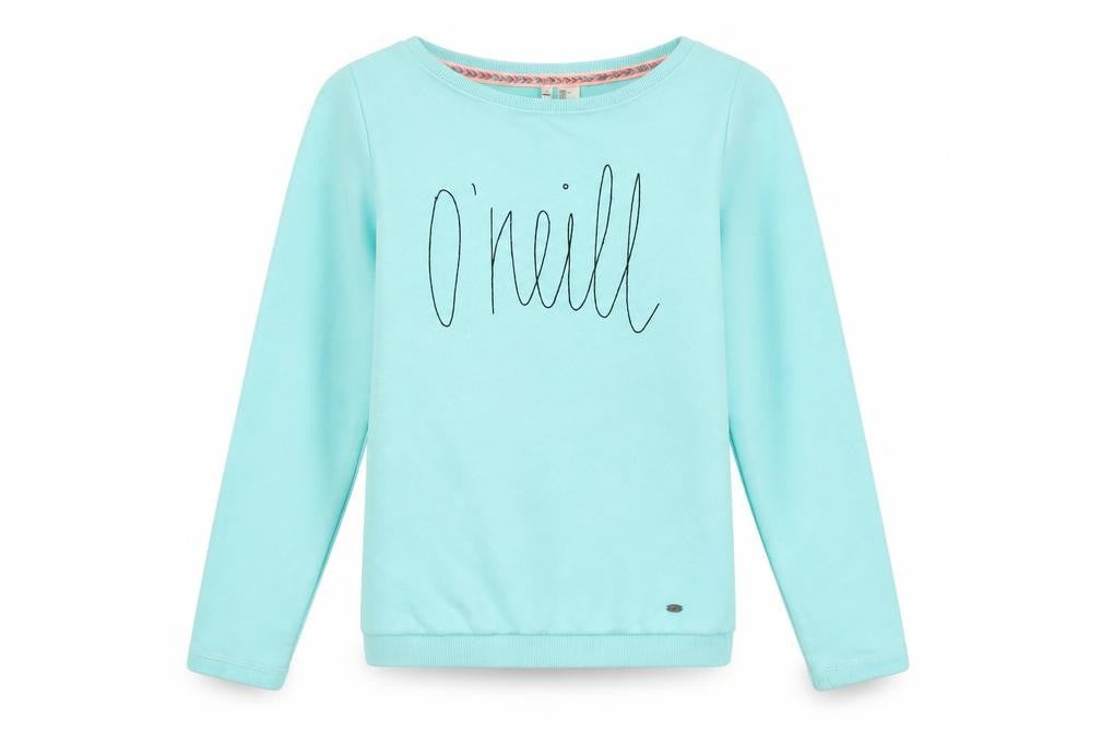 Front view of O'nielll women’s blue cotton pullover sweatshirt, size XL