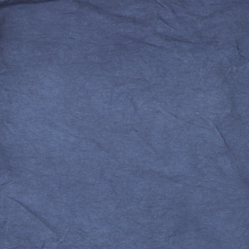 Diverse Womens Blue Cotton Jersey T-Shirt Size XL Crew Neck