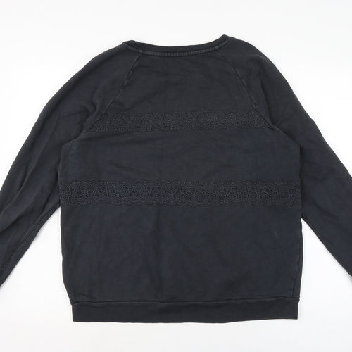 Gap Womens Grey Cotton Pullover Sweatshirt Size L