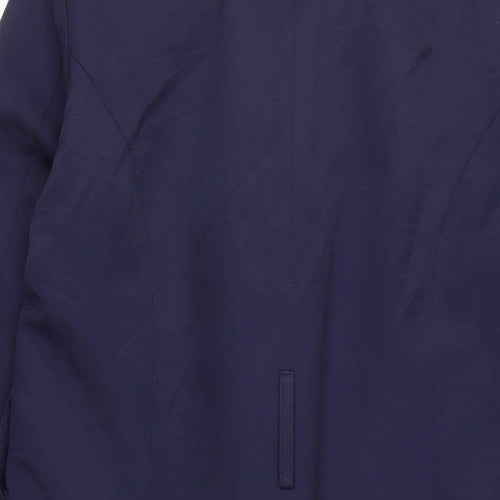 Per Una Womens Blue Overcoat Coat Size 16 Button