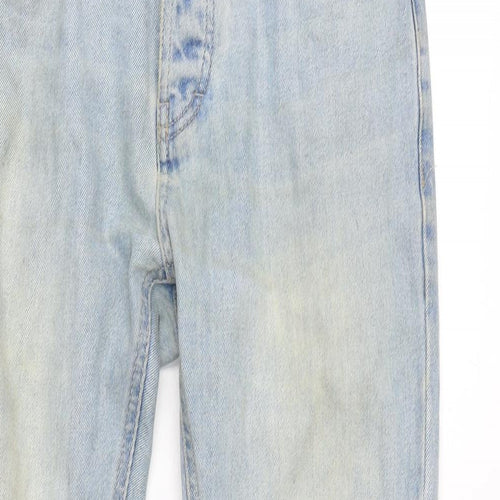 NEXT Mens Blue Cotton Skinny Jeans Size 28 in L28 in Regular Button