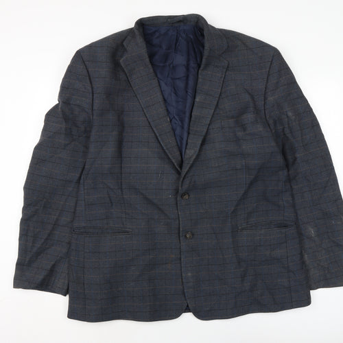 Marks and Spencer Mens Blue Jacket Size XL Button