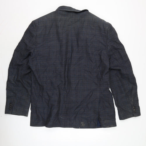 Marks and Spencer Mens Blue Jacket Size XL Button