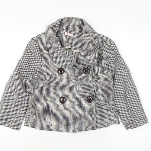MAX&Co. Womens Grey Jacket Coatigan Size 10 Button