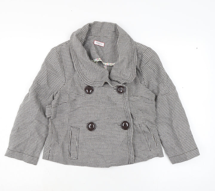 MAX&Co. Womens Grey Jacket Coatigan Size 10 Button
