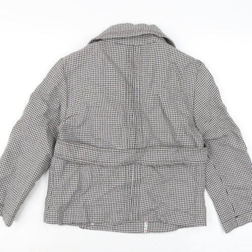 MAX&Co. Womens Grey Jacket Coatigan Size 10 Button