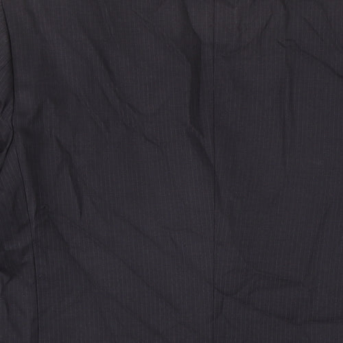 Dress for Success Mens Grey Jacket Size L Button